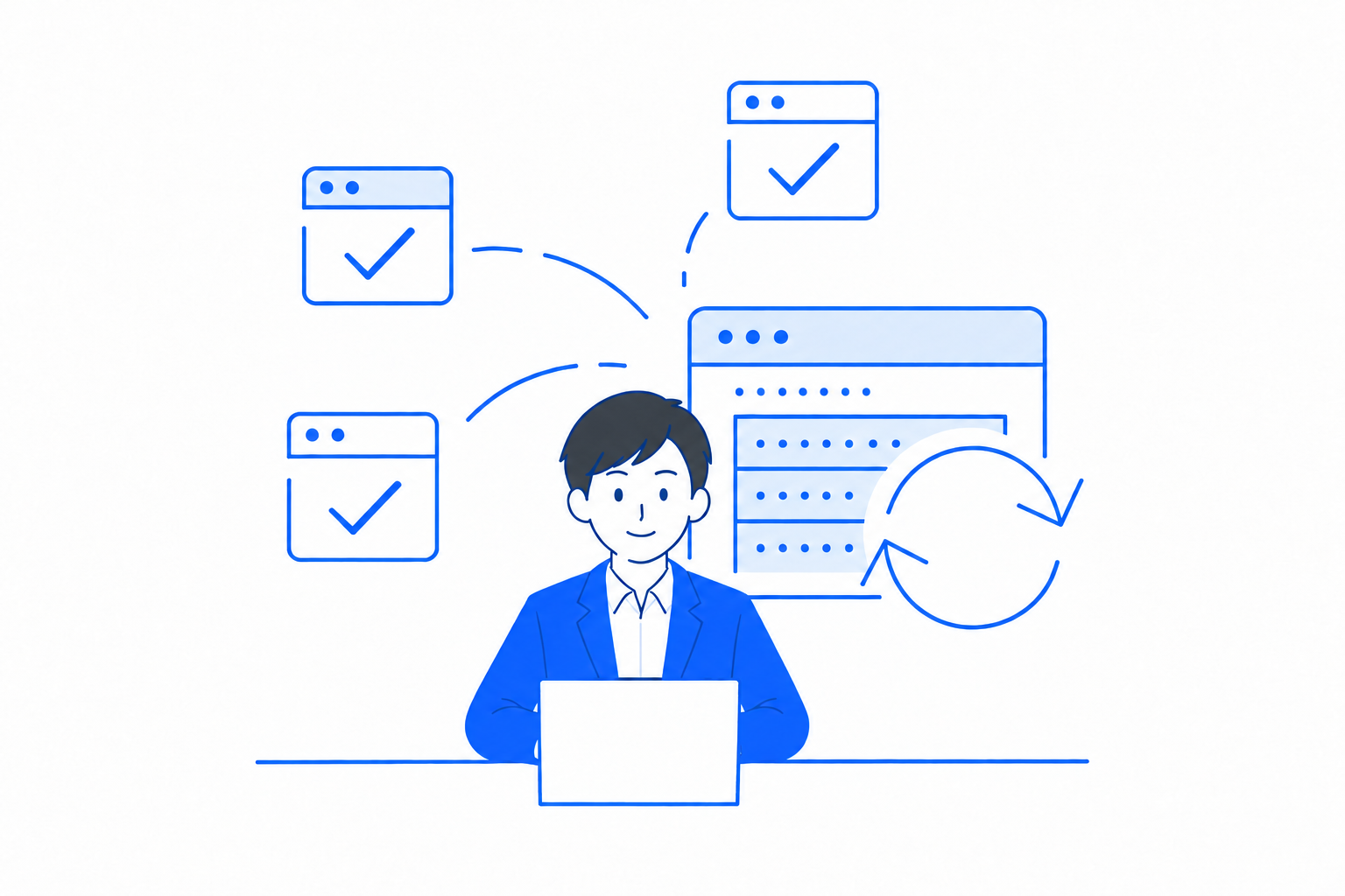 AI業務自動化導入支援のイメージ